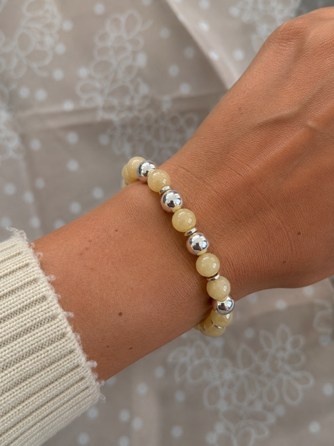 Bracelet véritable pierre de haute qualité Lapis lazuli ou calcite ou béryls