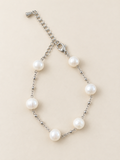 Bracelet "Epuré" - Perles d'eau douce 8mm et acier inoxydable