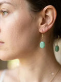 Boucles d'oreille pendante turquoise